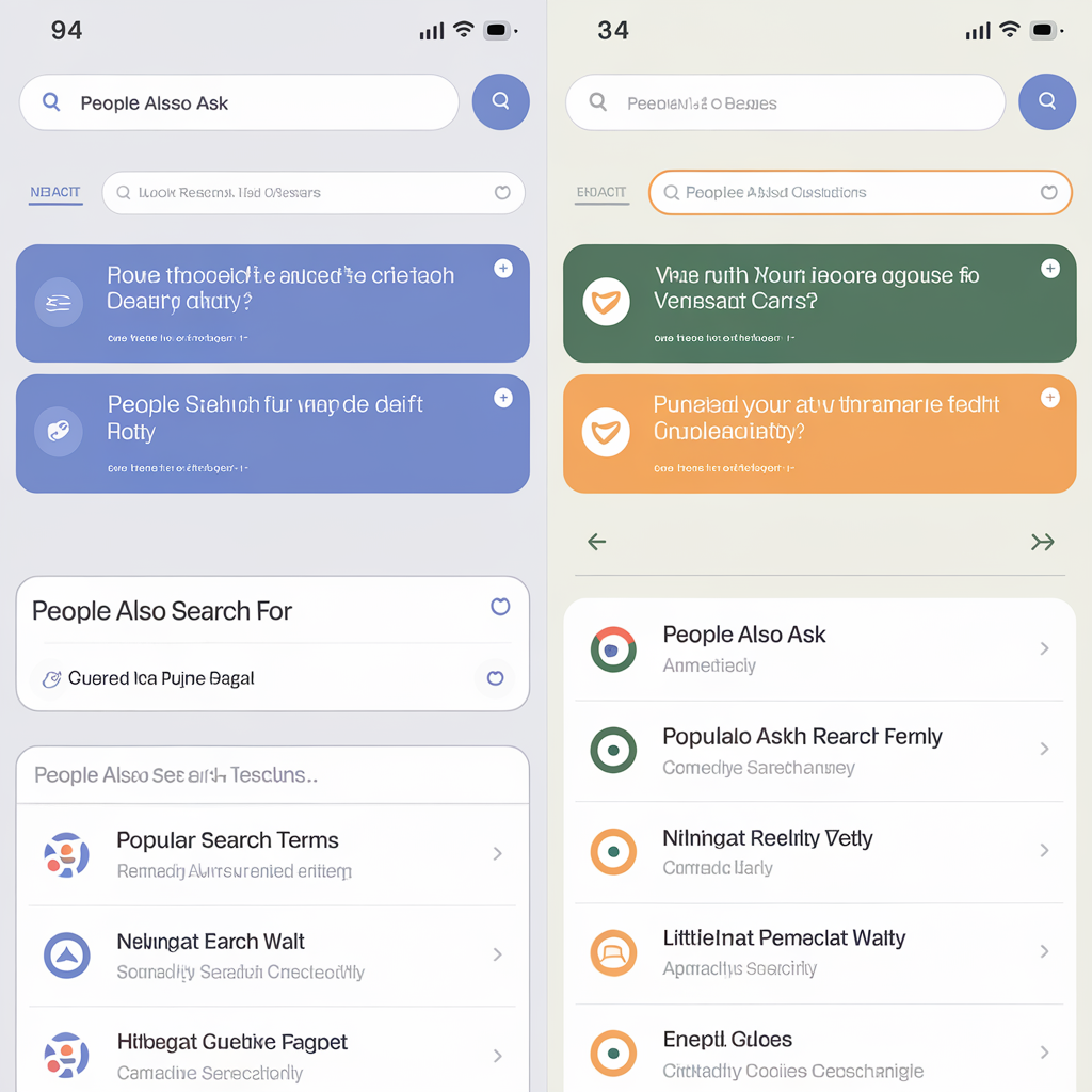 What is the Difference Between "People Also Search For" and "People Also Ask"?